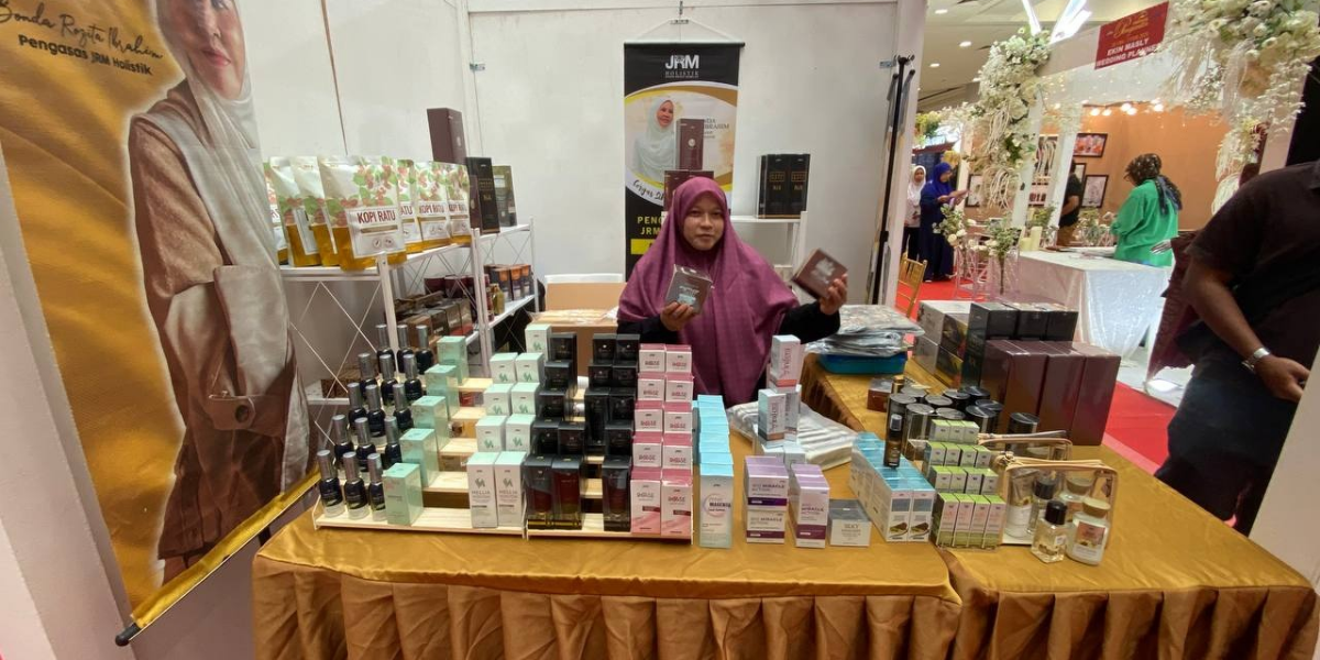 PEMBUKAAN BOOTH JRM HOLISTIK SEMPENA FESTIVAL PENGANTIN MYDIN MALL SEREMBAN 2