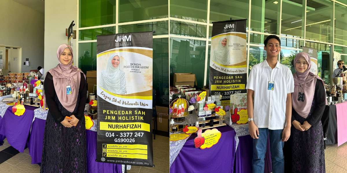 BOOTH PENGEDAR, PUAN NUR HAFIZAH DI MAHB CORPORATE OFFICE SEMPENA WOMEN'S DAY 10 MAC 2025