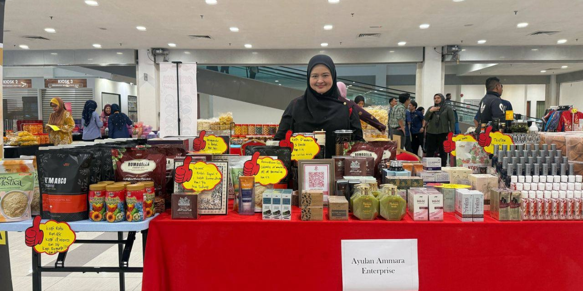 BOOTH PENGEDAR, PUAN AYULAN AMMARA DI MBS SEREMBAN 19 MAC DAN 20 MAC 2025