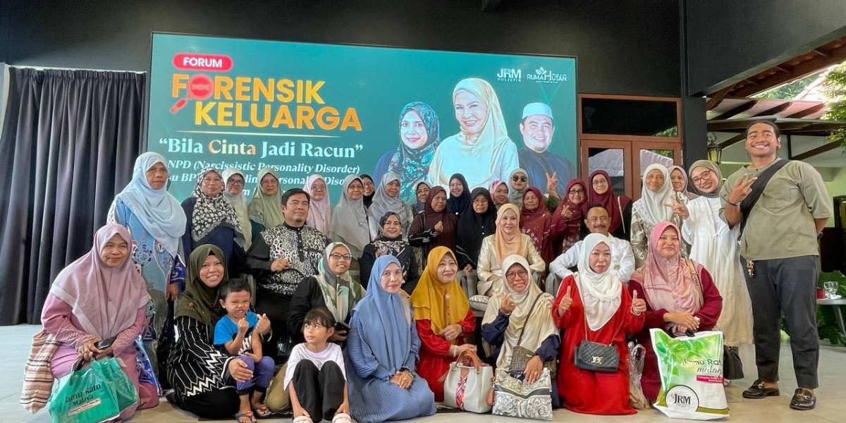 FORUM FORENSIK KELUARGA "BILA CINTA JADI RACUN" DI RUMAH HUTAN TERAPI ALAM 21 JUN 2025 