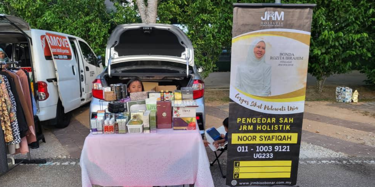 CAR BOOT SALES OLEH PENGEDAR JRMNS, PUAN NOOR SYAFIQAH DI X PARK SENDAYAN PADA 16 OGOS 2025 